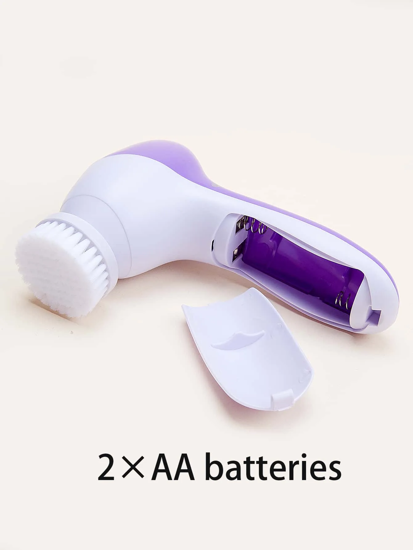 1pc Electric Cleansing Brush & 5pcs Brush Head