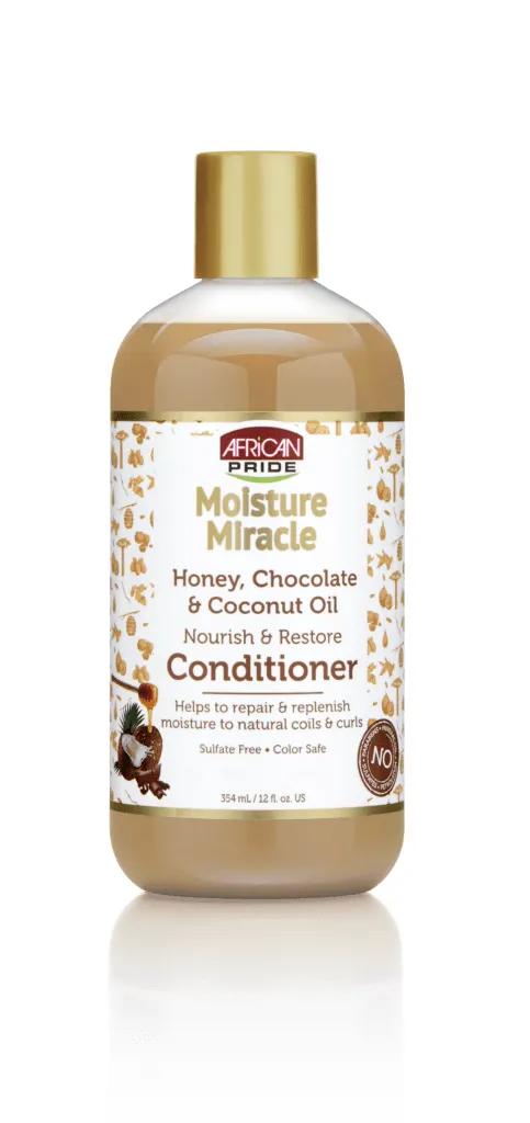 African Pride Moisture Miracle Honey, Chocolate & Coconut Oil Conditioner