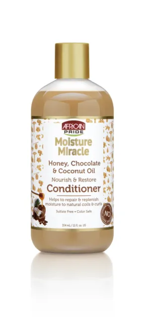 African Pride Moisture Miracle Honey, Chocolate & Coconut Oil Conditioner