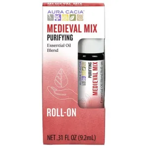 Aura Cacia Oil Medieval Essential Oil Blend Roll-On 0.31oz