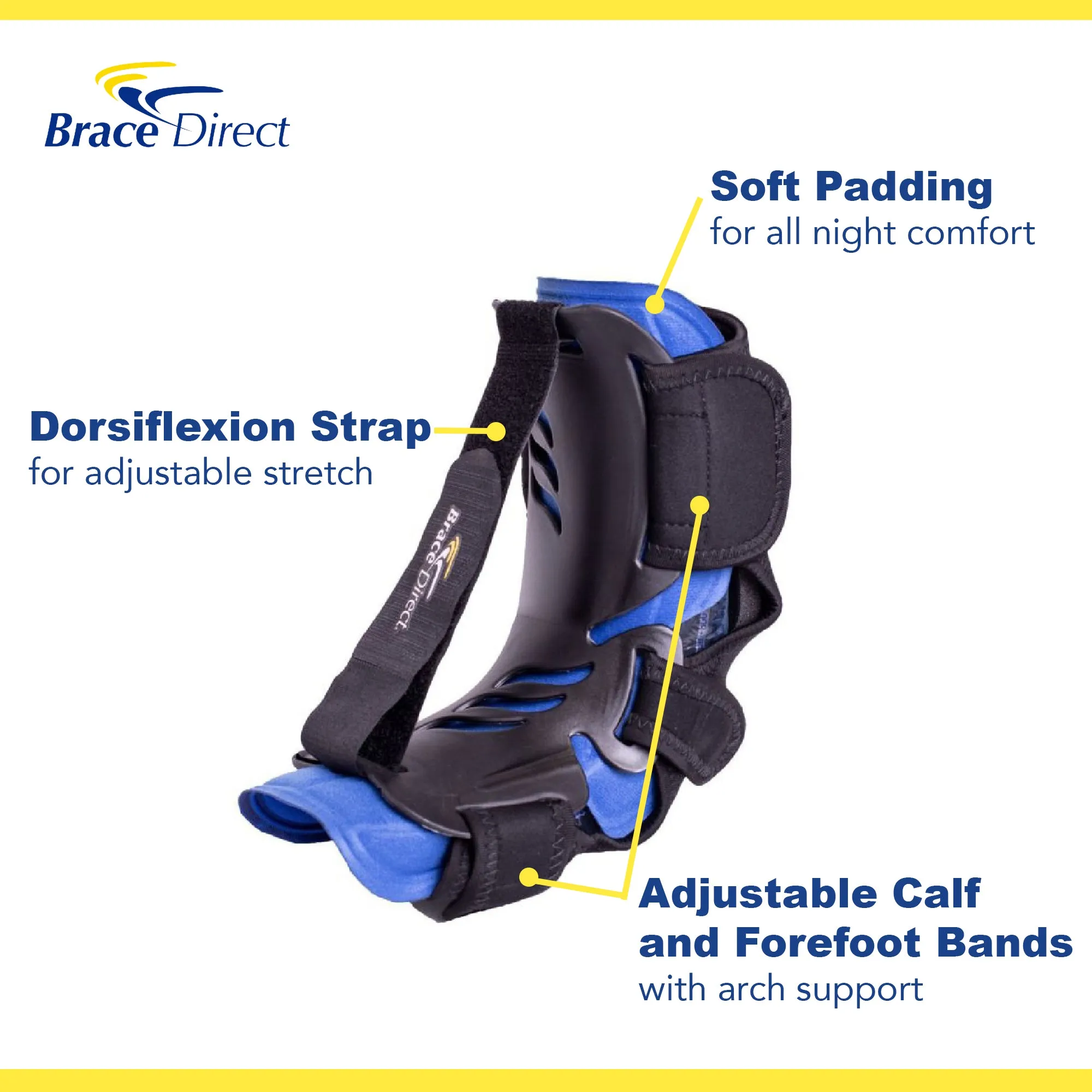 Brace Direct Hybrid Night Splint Orthotic Brace