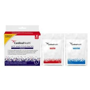 Cardinal Health Instant Hot and Cold Packs, Large, 6" x 9", 2 Count (1 Hot and 1 Cold)