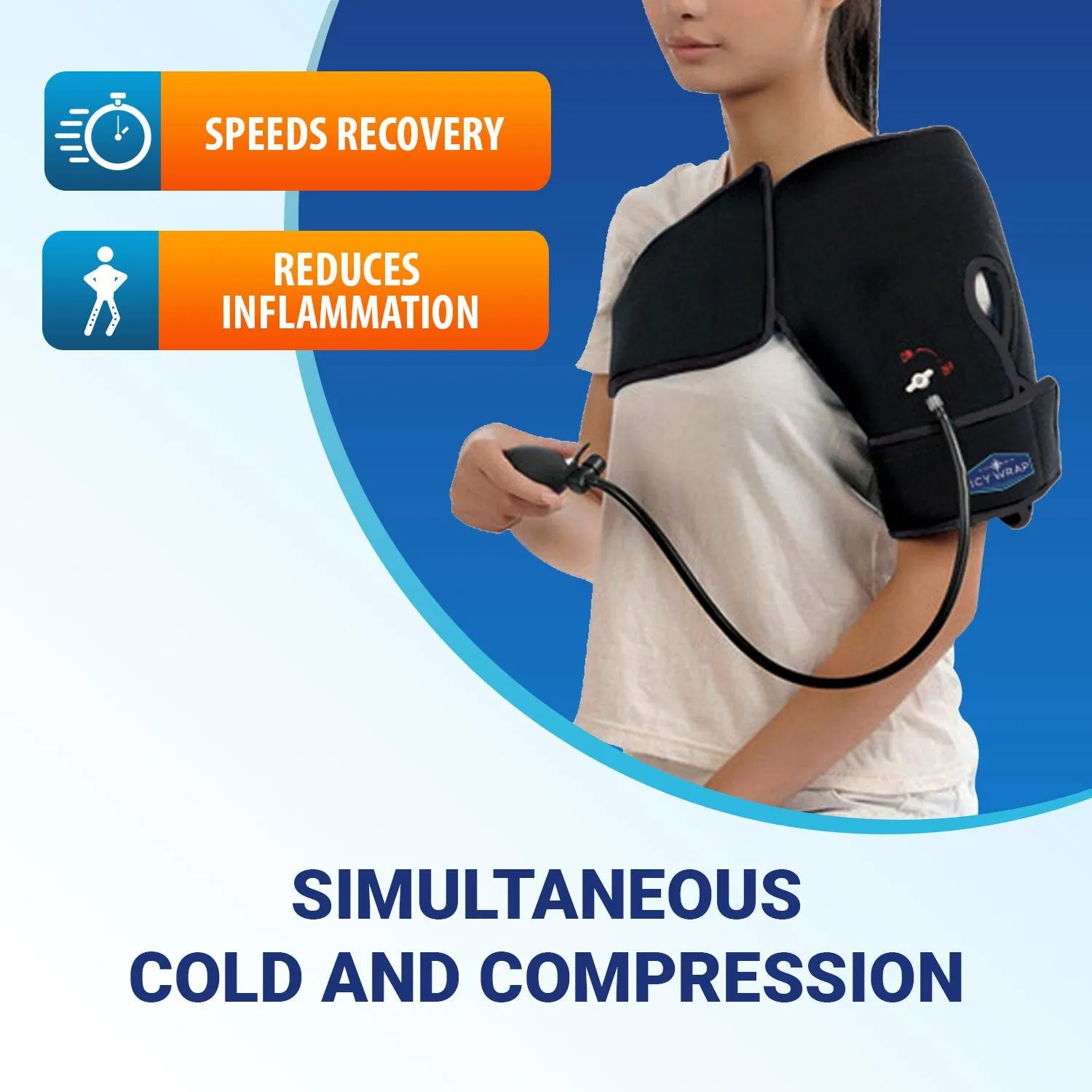 Cold Pack Compression Wrap for Shoulder Pain