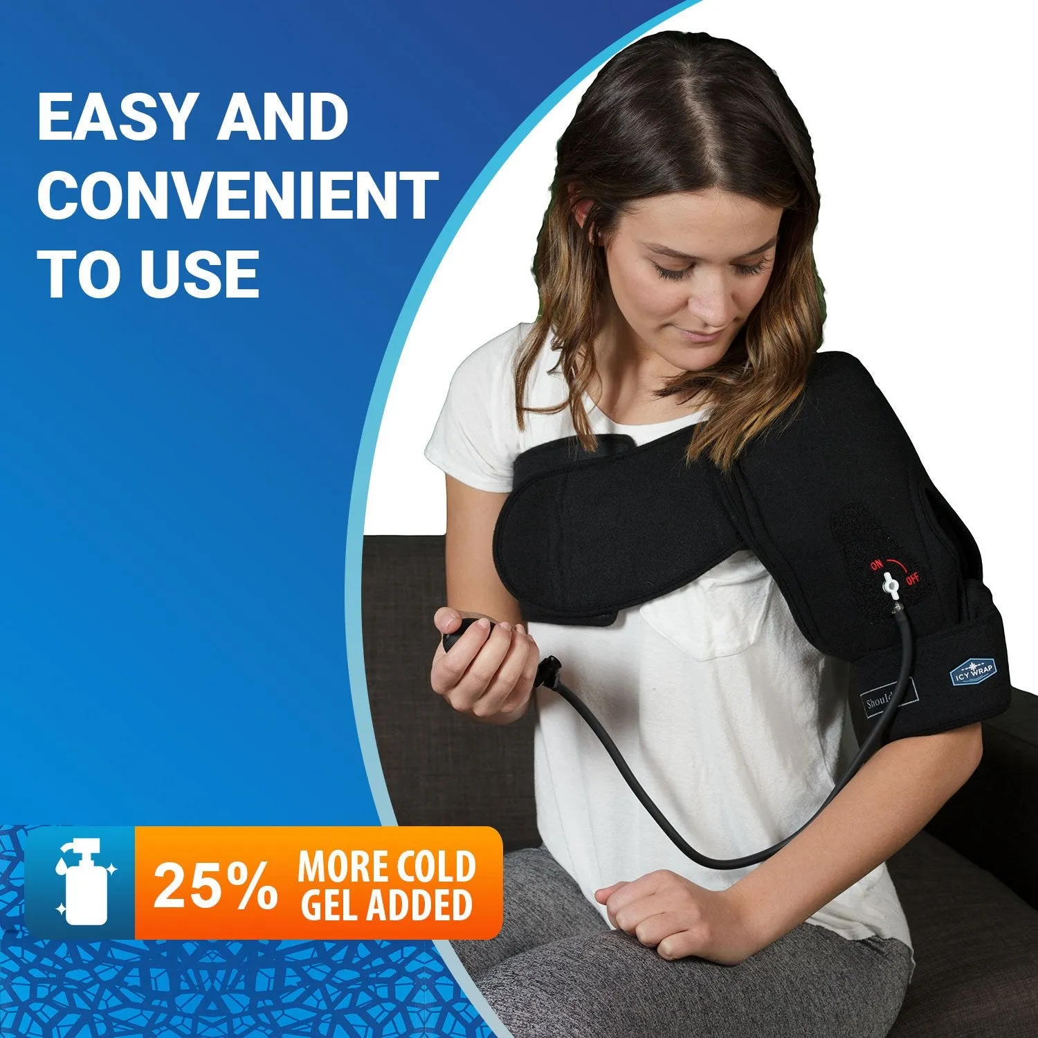 Cold Pack Compression Wrap for Shoulder Pain