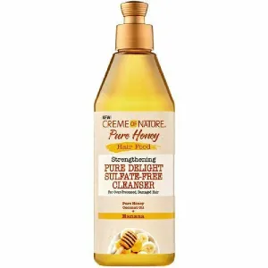 Creme of Nature: Pure Honey Hair Food Pure Delight Sulfate-Free Cleanser 12oz