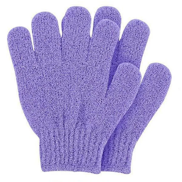 Exfoliating Gloves Pair - Assorted Colours