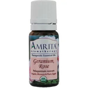 Geranium Rose Organic 10 ml by Amrita Aromatherapy