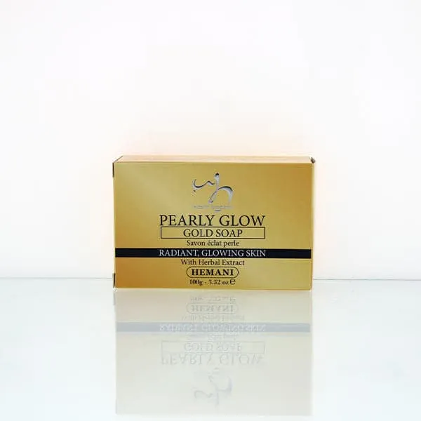 Hemani Pearly Glow Gold Soap