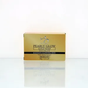 Hemani Pearly Glow Gold Soap