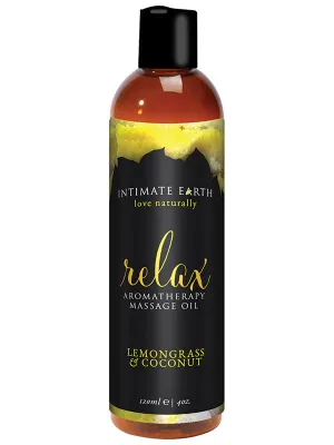 Intimate Earth Relax Massage Oil 120ml