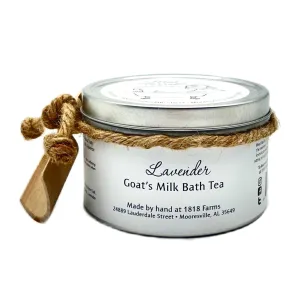 Lavender Goat's Milk Bath Tea Tin