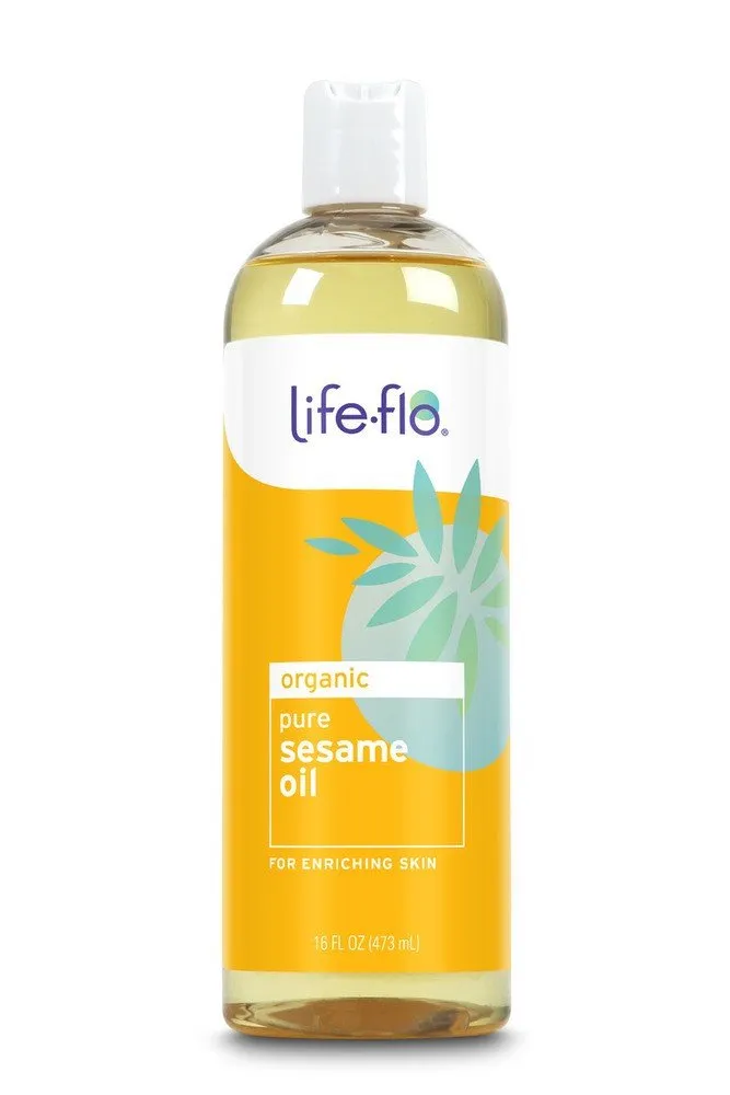 LifeFlo Pure Sesame Oil Organic 16 oz Liquid