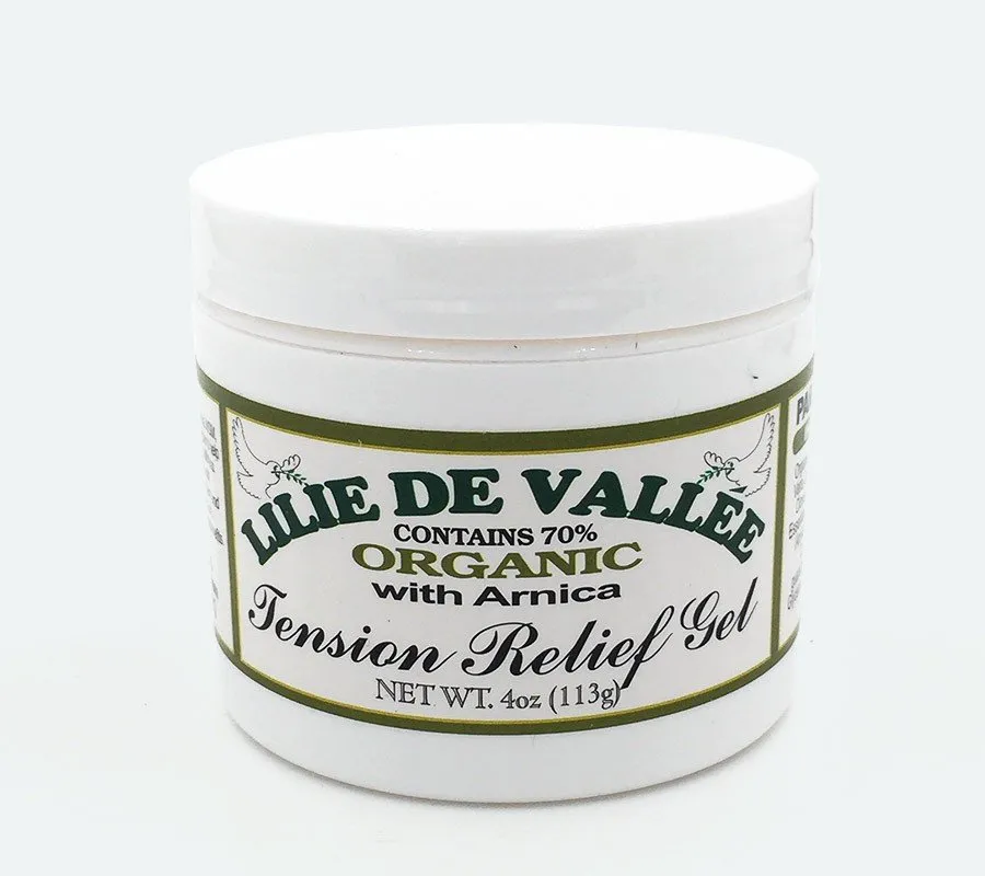 Lilie De Vallee Tension Relief Gel Organic 4 oz Gel