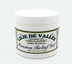 Lilie De Vallee Tension Relief Gel Organic 4 oz Gel