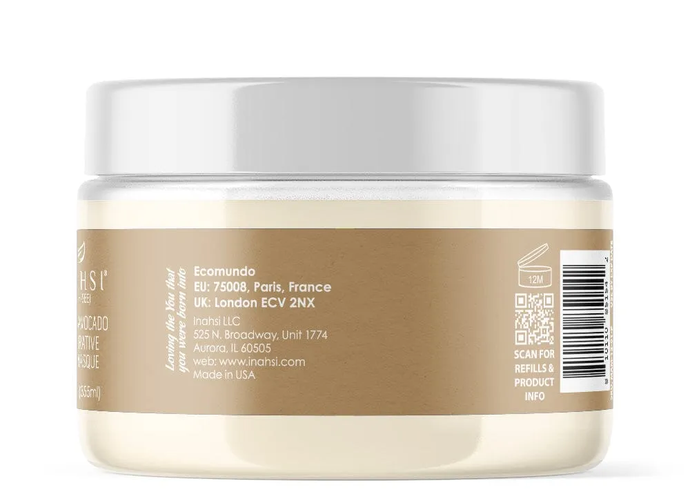 Mango Avocado Restorative Hair Masque Deep Conditioner- Salon Pro