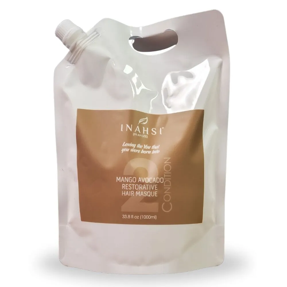 Mango Avocado Restorative Hair Masque Deep Conditioner- Salon Pro