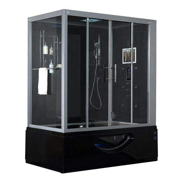 Maya Bath Catania Platinum 2-Person Freestanding Steam Shower