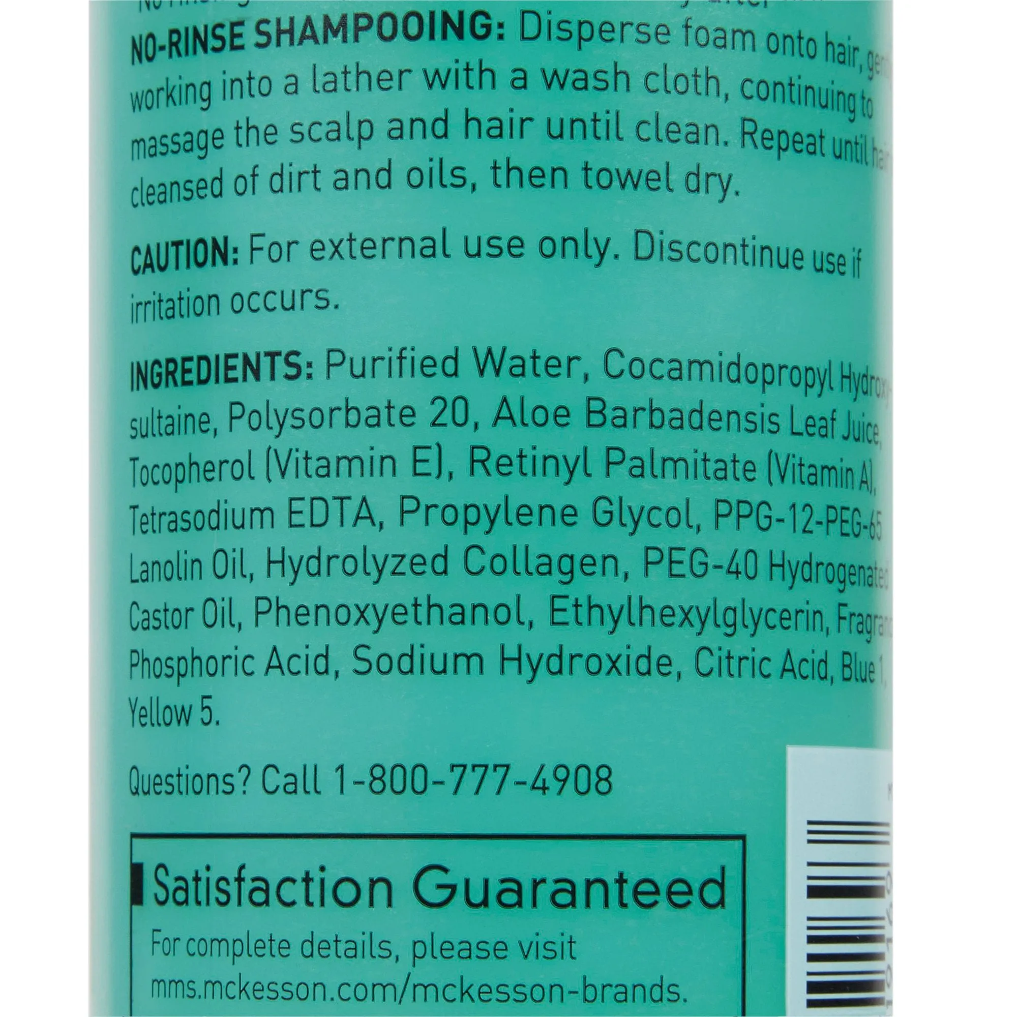 McKesson Rinse-Free Body Wash, Cucumber Melon Scent, 9 oz Pump Bottle