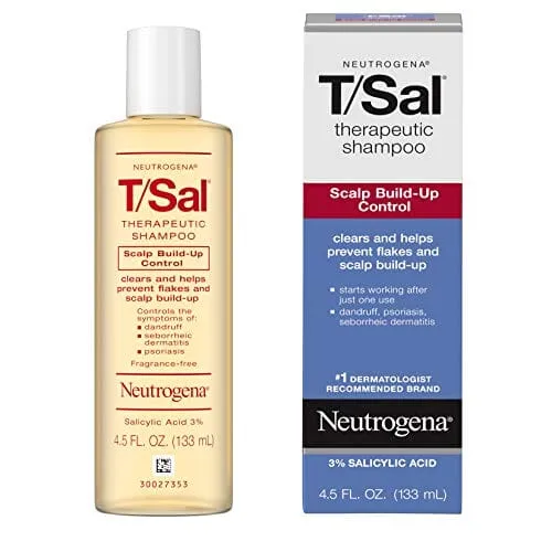 Neutrogena T/Sal Therapeutic Shampoo for Scalp Build-Up Control with Salicylic Acid