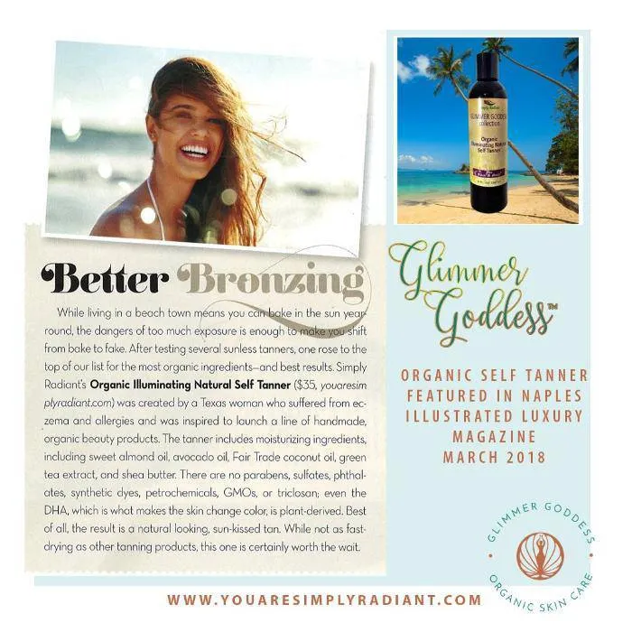 Organic DHA FREE Self Tanner For A Sun-Kissed Glow