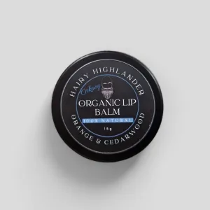 Organic Lip Balm - Orkney - Sweet Orange, Bergamot & Cedarwood