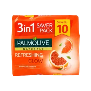 PALMOLIVE REFRESHING GLOW SOAP 3IN1 98G