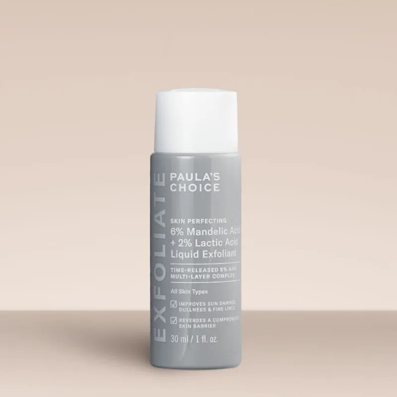 Paula's choice Skin Perfecting 6% Mandelic Acid   2% Lactic Acid Liquid Exfoliant Travel Size