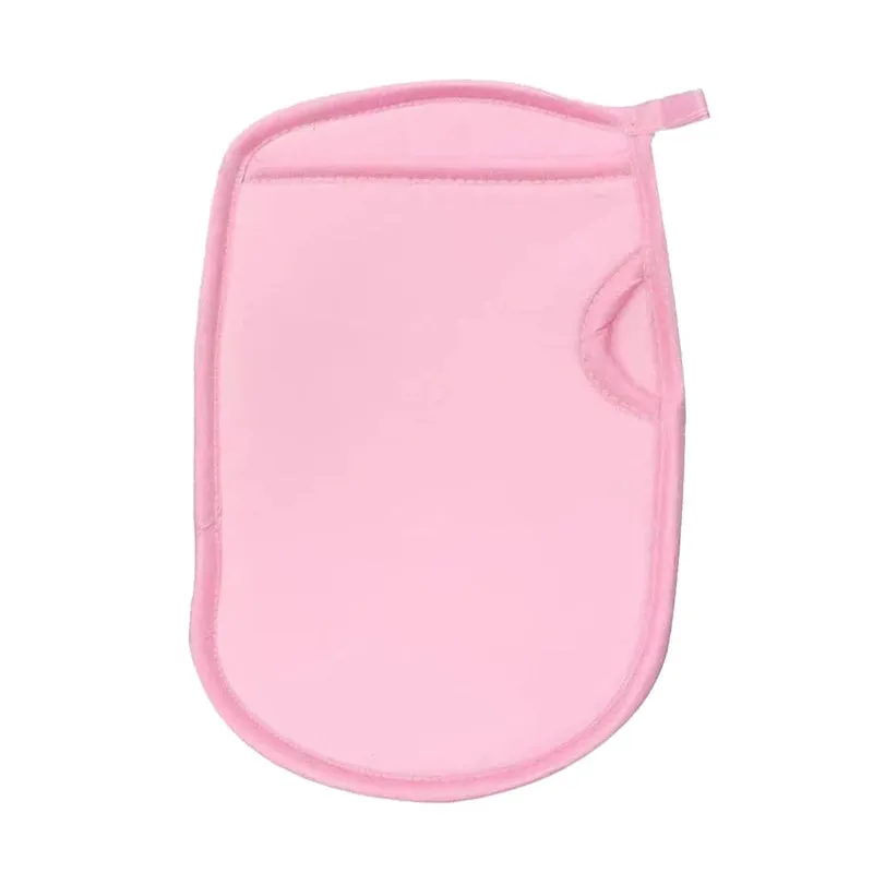 Pink Double-Sided Exfoliating Bath Mitt, Super Soft, PVA Sponge