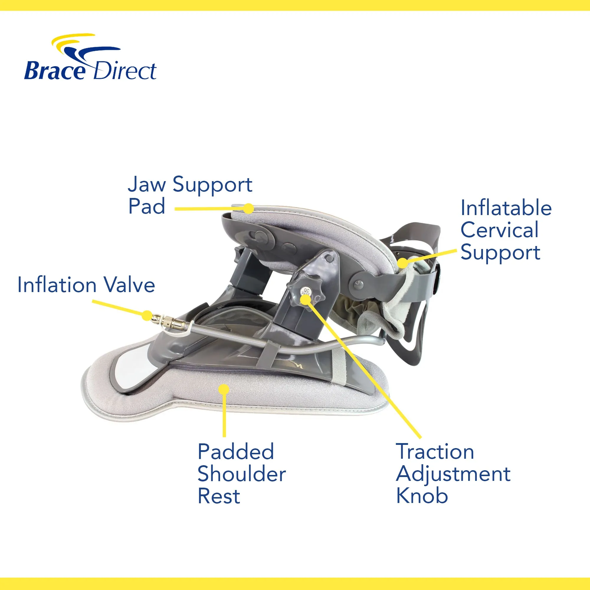 Renewed Brace Direct Cervical Air Traction Collar