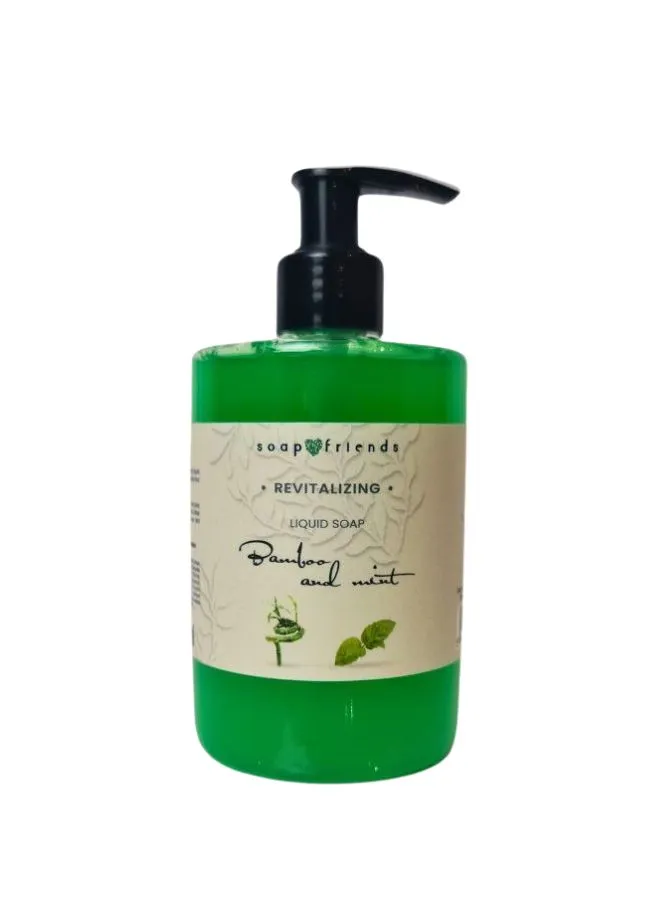 Soap&friends Bamboo With Mint Liquid Soap Refreshing Green Cleanse, 300 ml